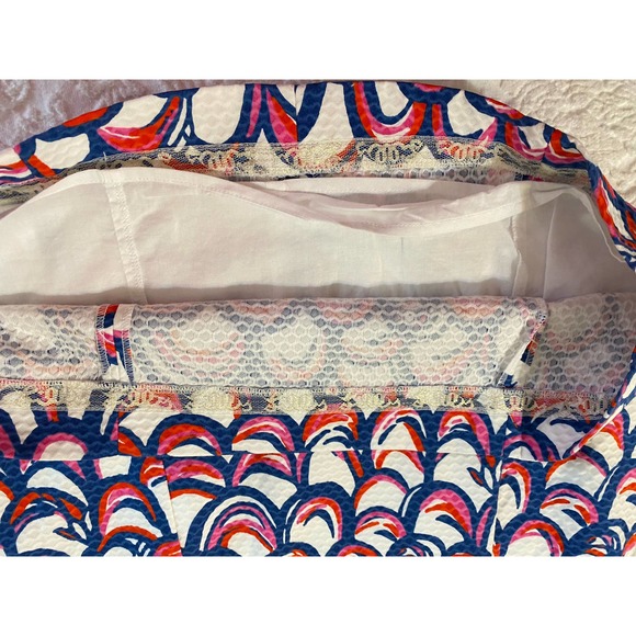 Lilly Pulitzer Iggy Shift dress Gillty design mid cut out size 6 - Picture 10 of 13